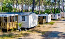 Mobil home au camping Les Dunes de Contis